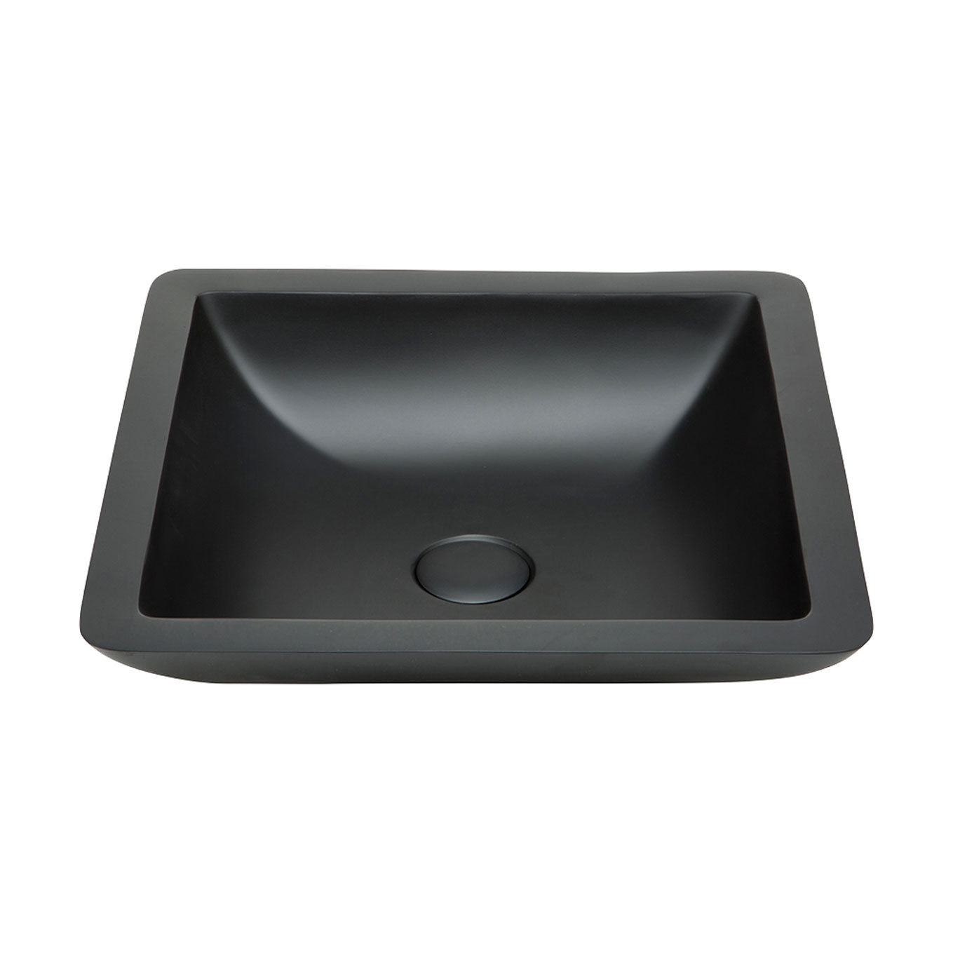 Fienza - Classique 420 Solid Surface Above Counter Basin, Matte Black