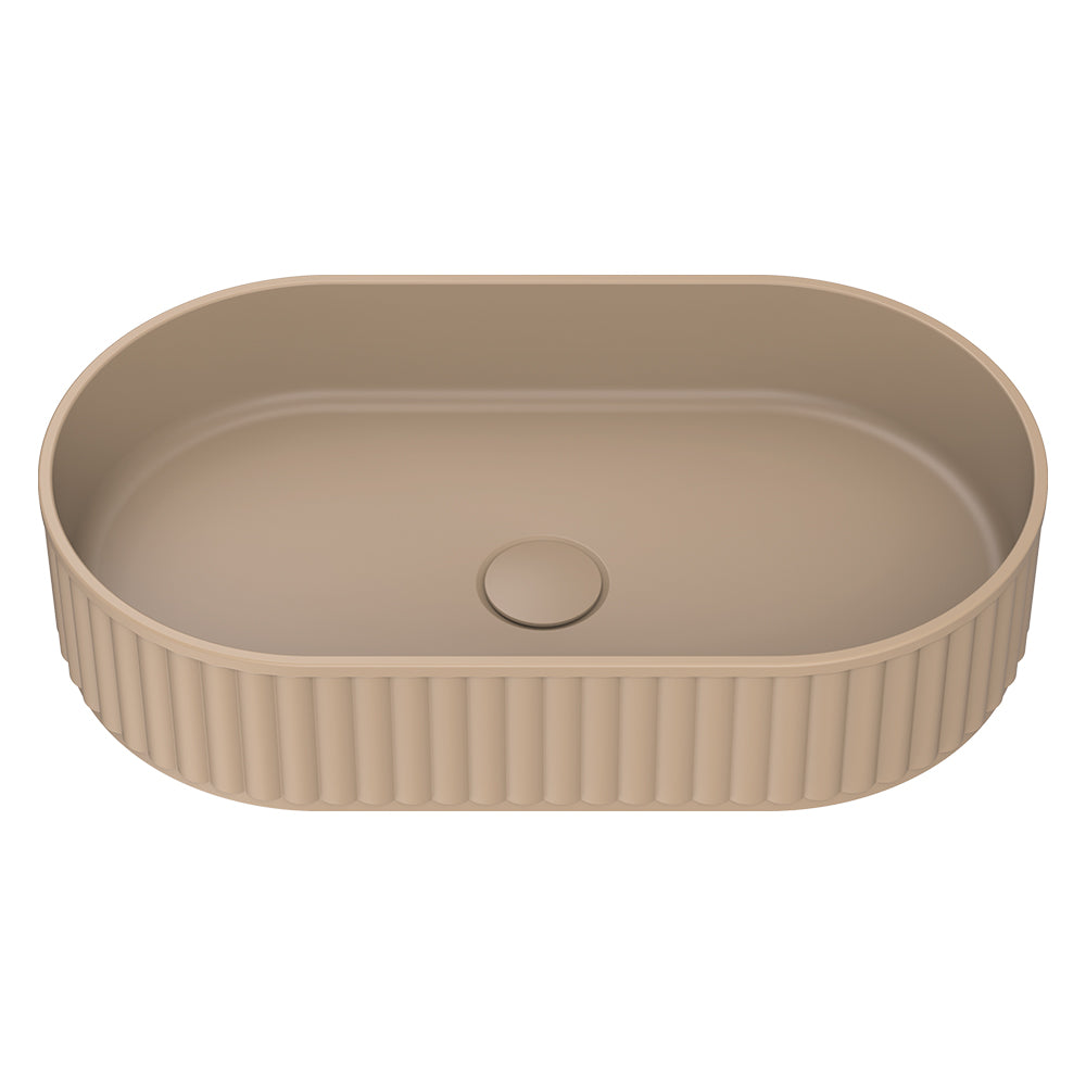 Fienza Minka Pill Solid Surface Above Counter Basin, Dusk