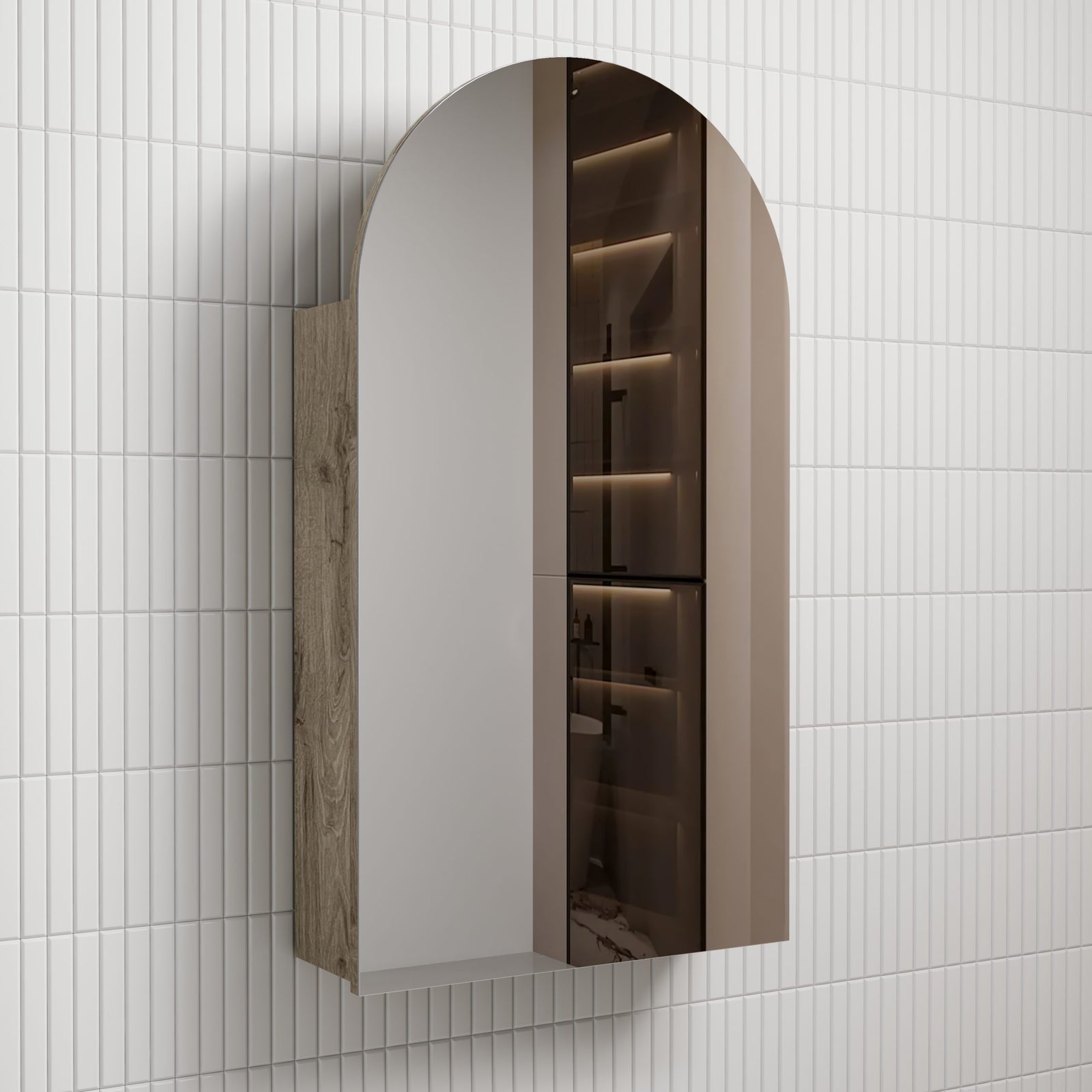 Aulic Canterbury Arch Shaving Cabinet Max