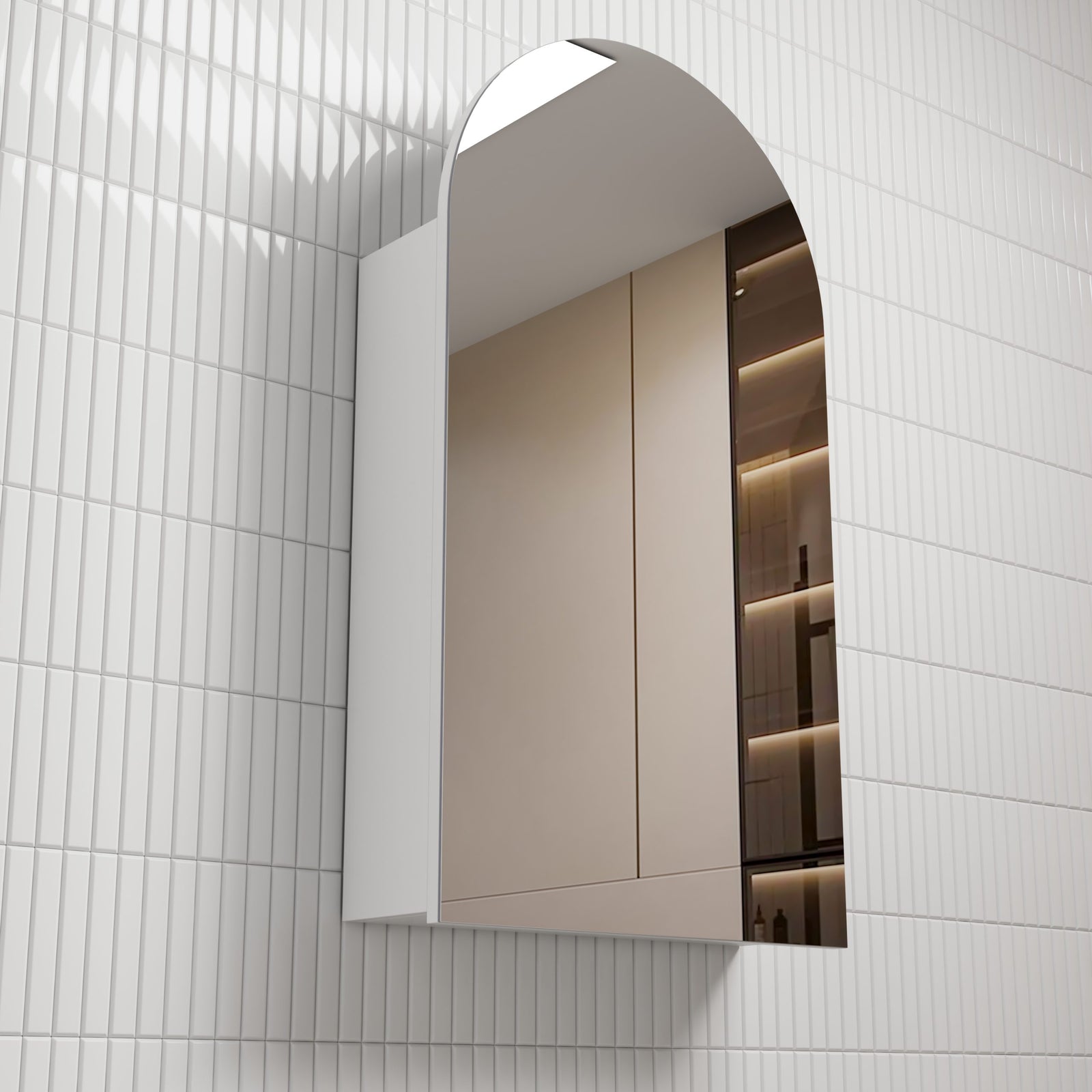 Aulic Canterbury Arch Shaving Cabinet