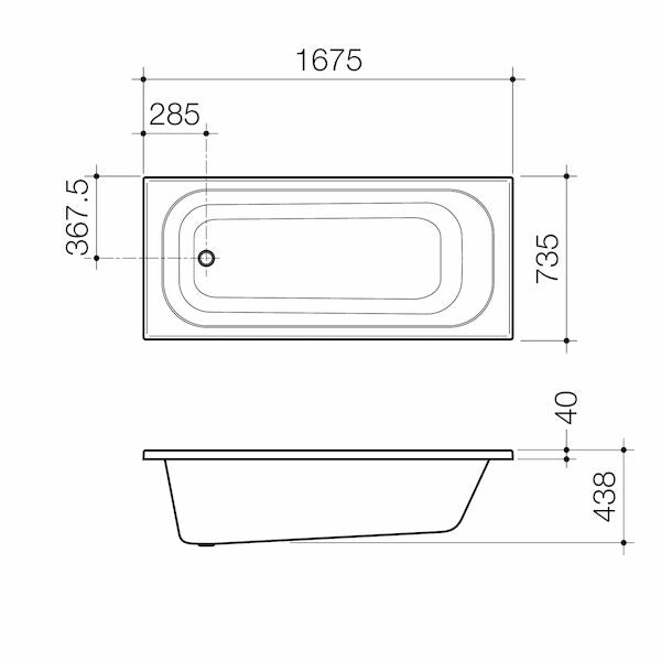 Caroma Luna® 1675 Bath