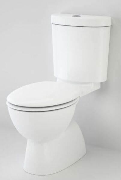 Caroma Profile 4 Trident Connector Bottom Inlet P Trap Suite - Soft Close Seat
