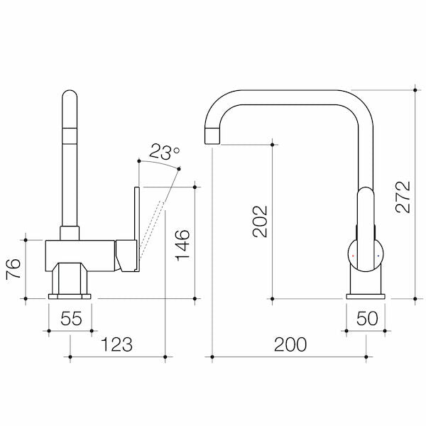 Caroma Saracom Sink Mixer - Lead Free