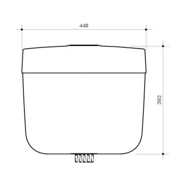Caroma Slimline Connector Cistern