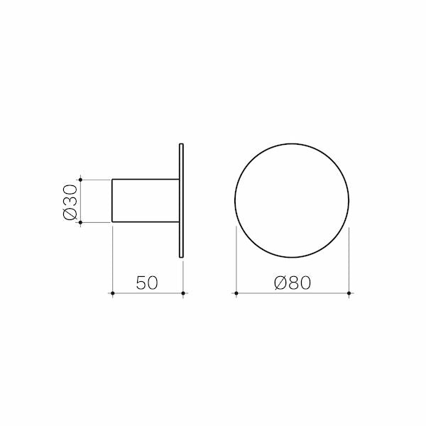 Clark Round Wall Hook
