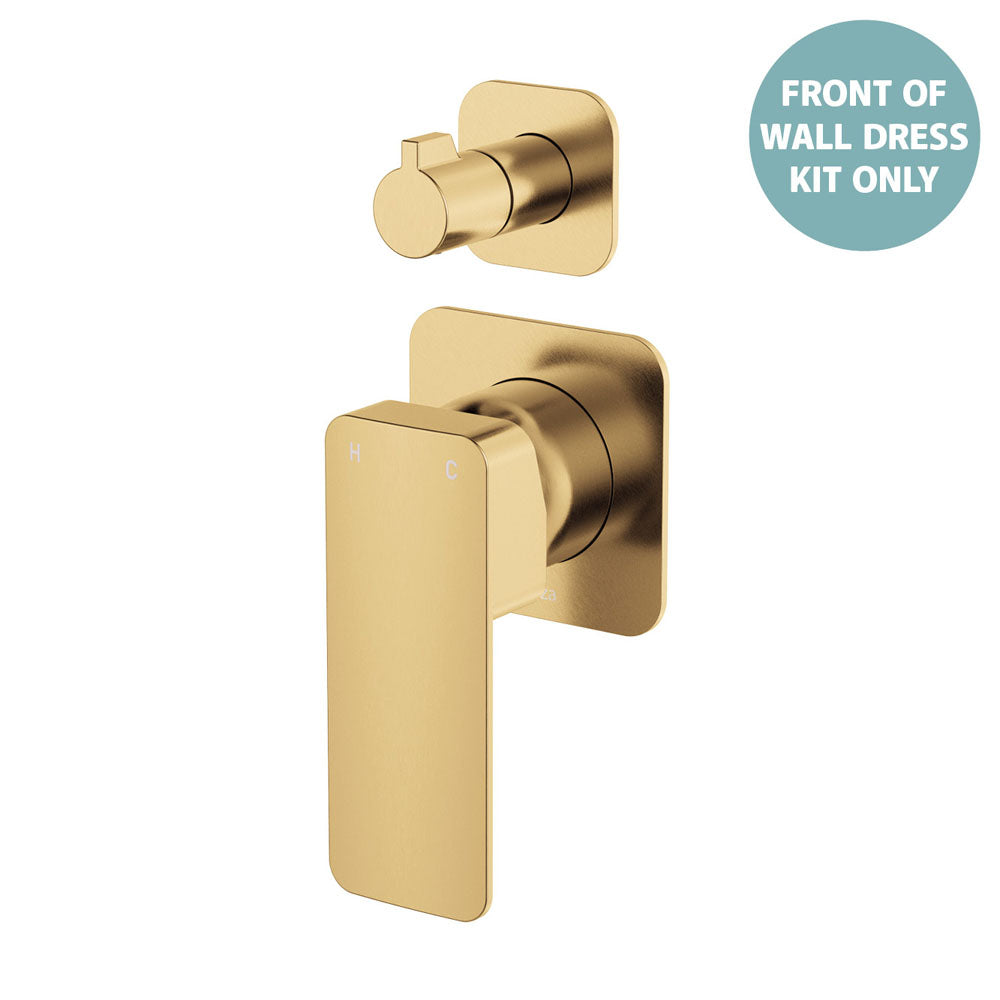 Tono Wall Diverter Mixer Dress Kit, Square Plates