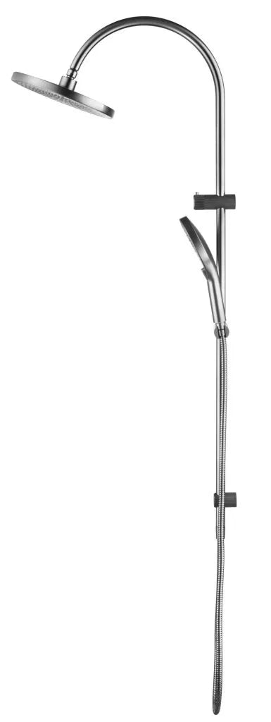 Bella Vista Mica Fluted 9-Piece Bathroom Package | Brushed Nickel