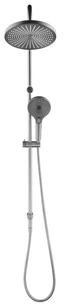 Bella Vista Mica Fluted 9-Piece Bathroom Package | Brushed Nickel