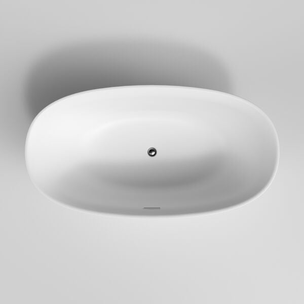 Caroma Riviere 1500mm Freestanding Bath with Overflow