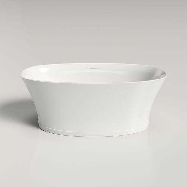 Caroma Riviere 1500mm Freestanding Bath with Overflow