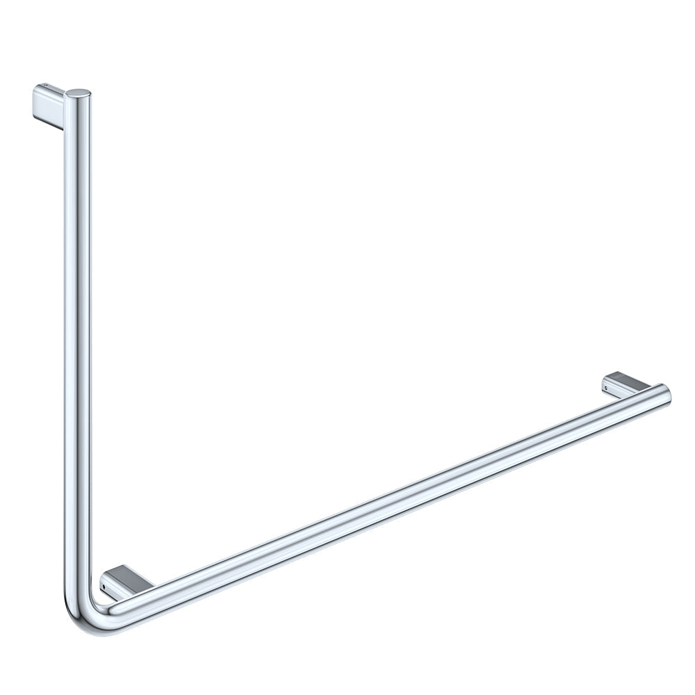 Fienza 90° Care Slimline Right-Hand Grab Rail - Stainless Steel