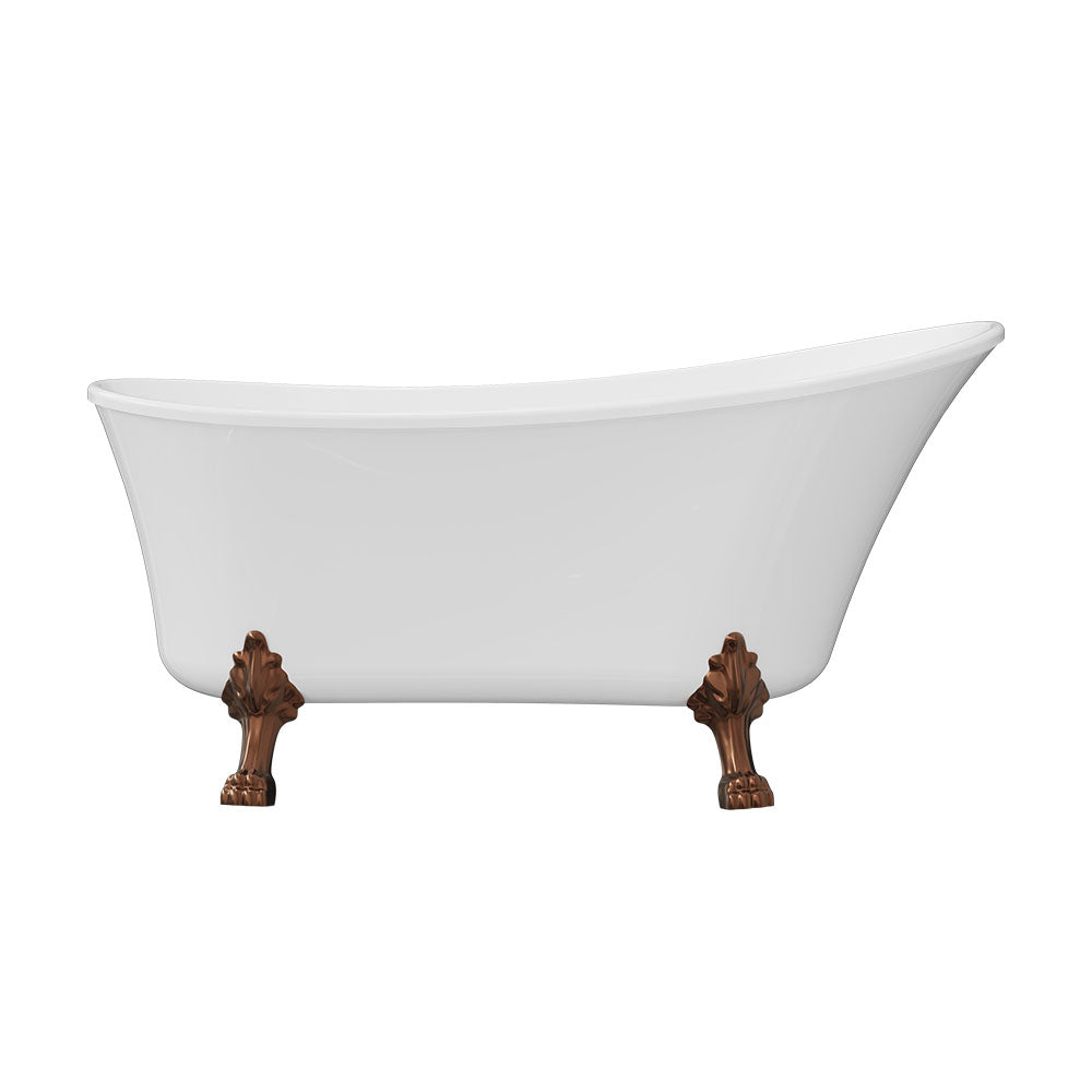 Clawfoot Freestanding Acrylic Bath with Feet