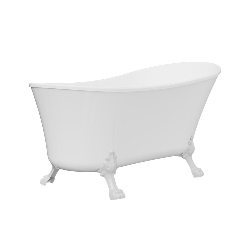 Clawfoot Freestanding Acrylic Bath with Feet