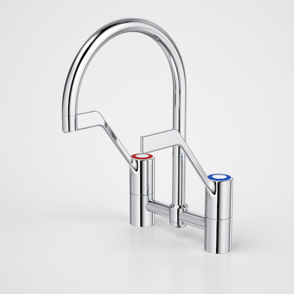 Caroma G Series+ Exposed Hob Sink Set (200mm outlet + 150mm handles) - Lead Free