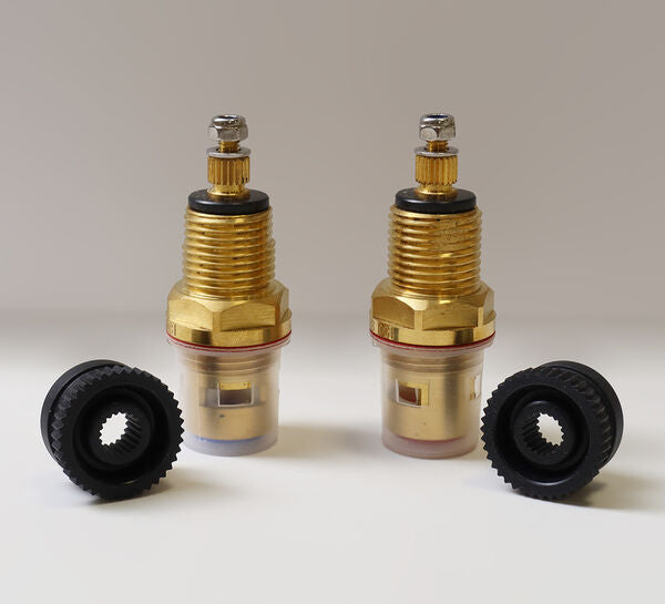 Caroma G Series C/Mic Disc 1/4T Basin Spindle (Pair) - Lead Free