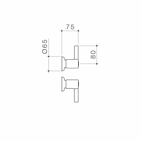 Caroma G Series+ Lever Wall Tap Assembly - 150mm handles (Lead Free)