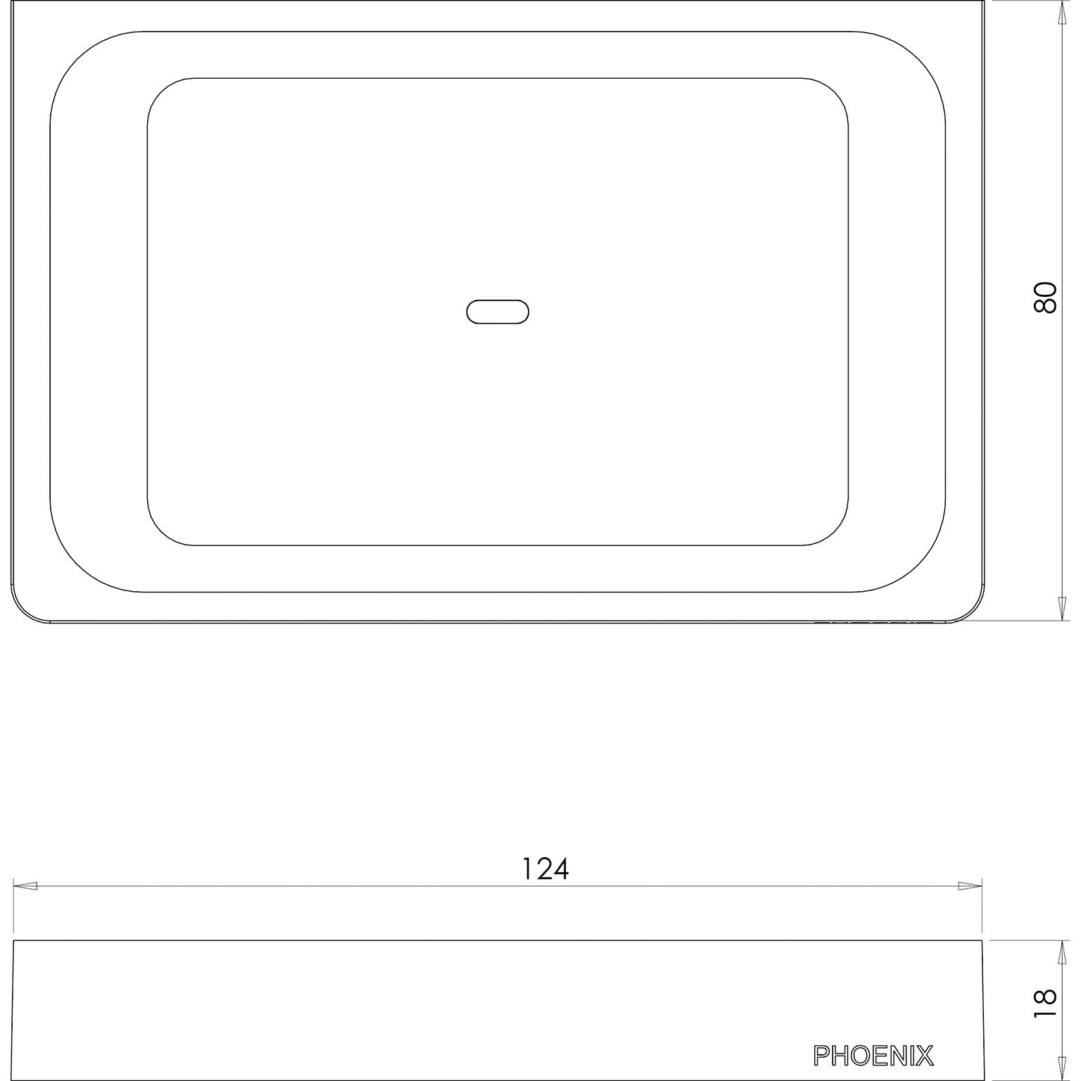 Phoenix Gloss Soap Dish