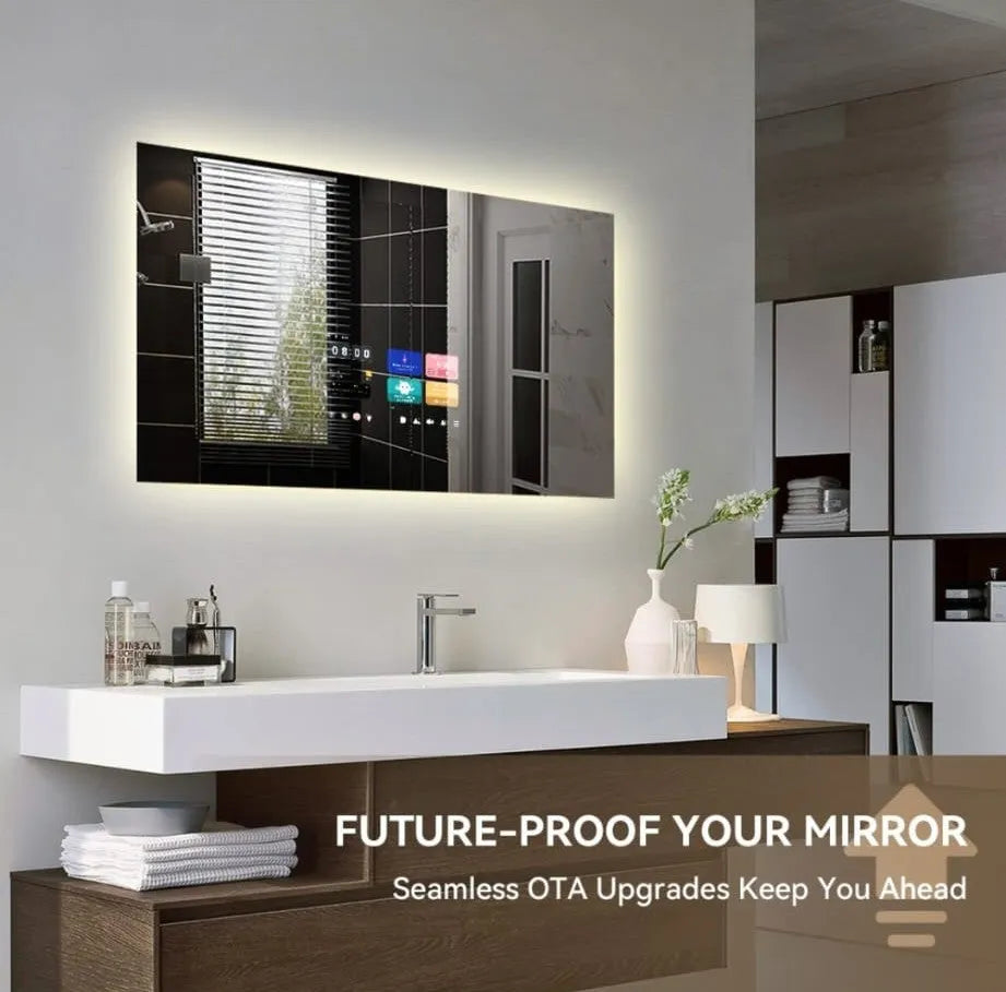 Litecon Nova Series N1 Rectangle Smart Mirror with Touch Display 1200mm