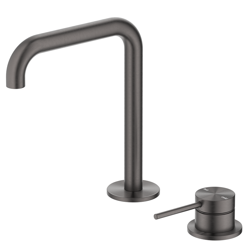 Bella Vista Mica Soft-Square Hob Basin Mixer Set
