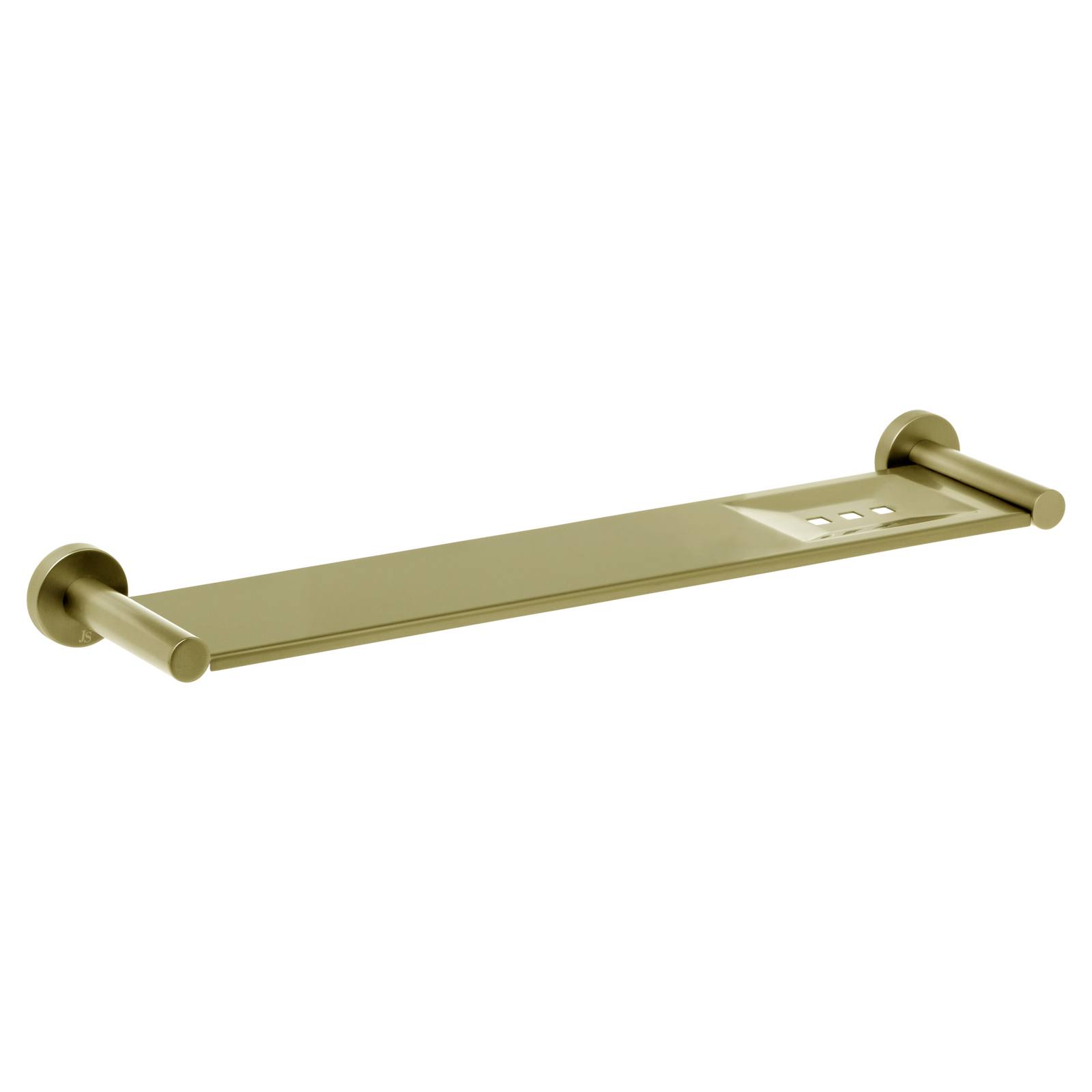 Johnson Suisse Venezia Metal Shelf 450mm - Brushed Brass