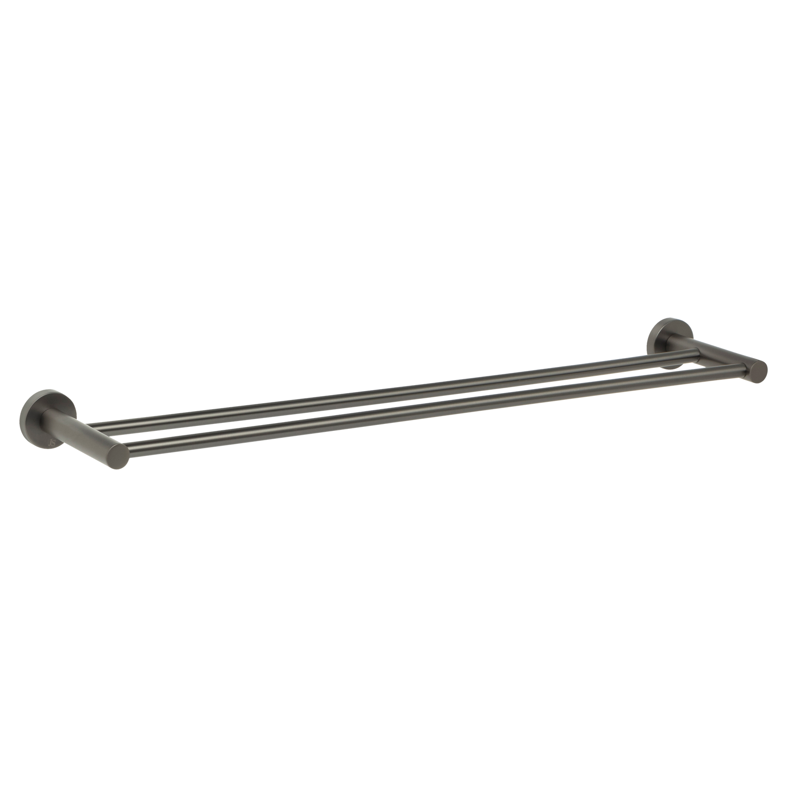 Johnson Suisse Venezia Double Towel Rail 600mm - Gun Metal