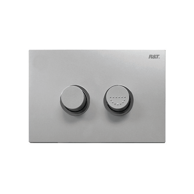Johnson Suisse In-Wall Econoflush Air Button Raised Pneumatic - Chrome