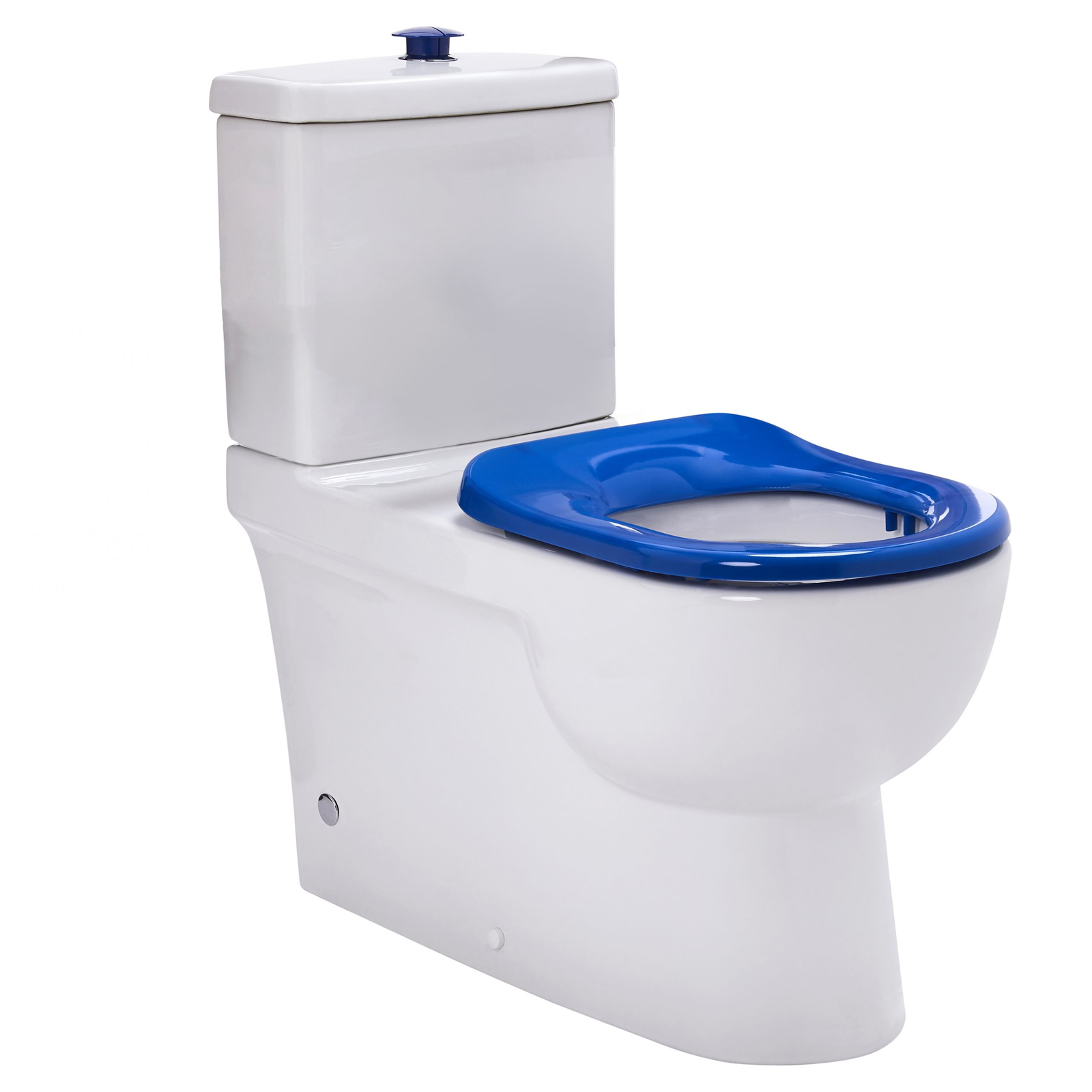 Johnson Suisse Life Assist Rimless Back to Wall Toilet Suite - Blue