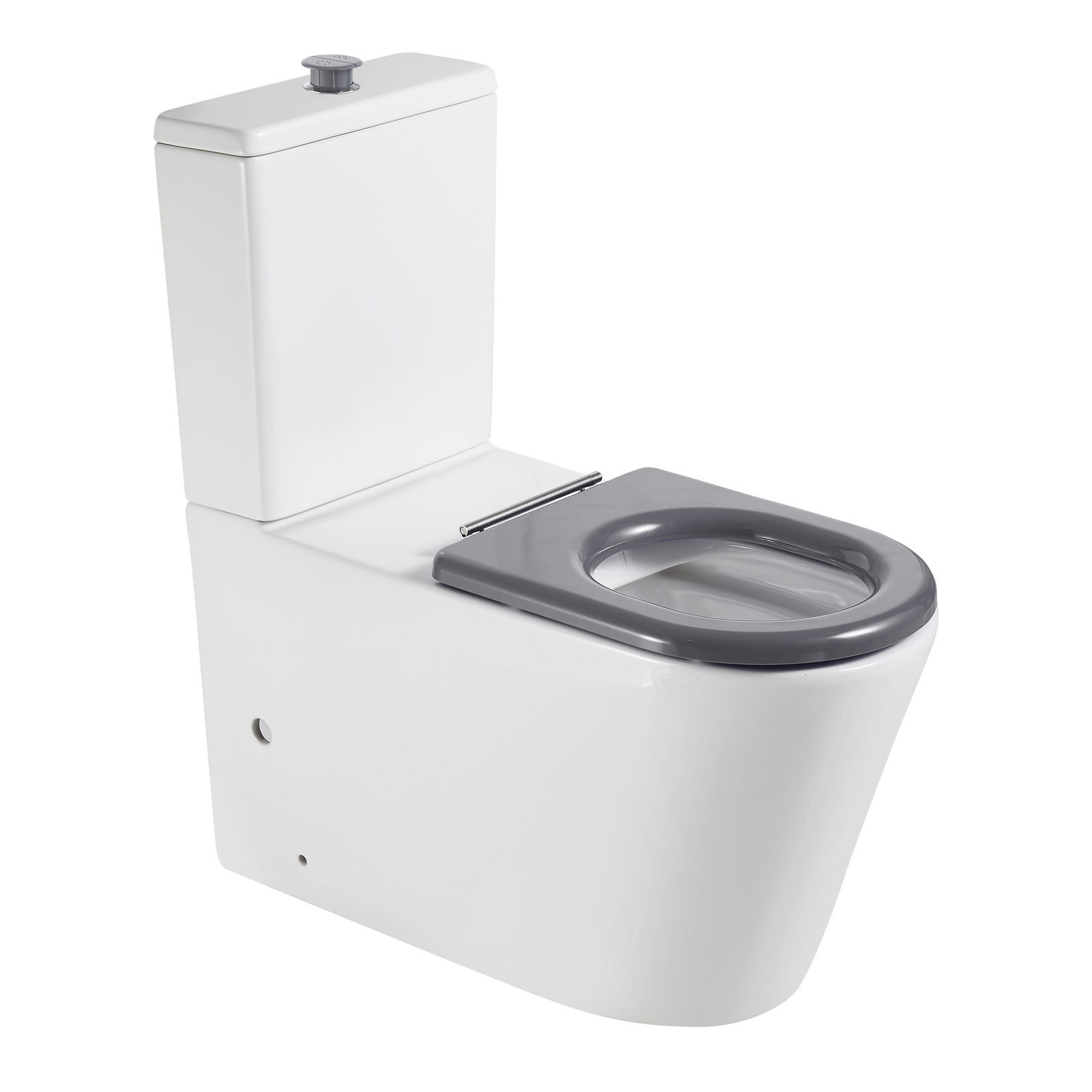 Johnson Suisse Venezia Care Rimless Back to Wall Toilet Suite - Grey