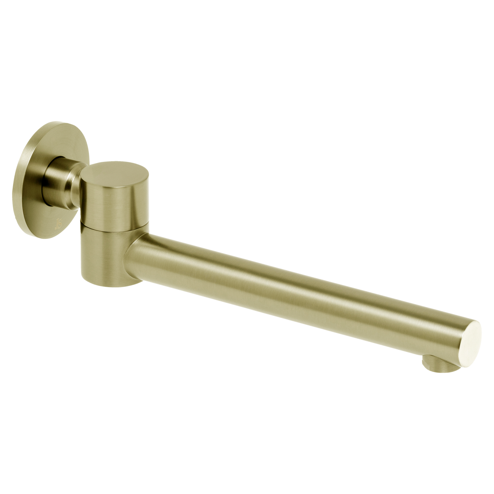 Johnson Suisse Venezia Swivel Bath Spout - Brushed Brass