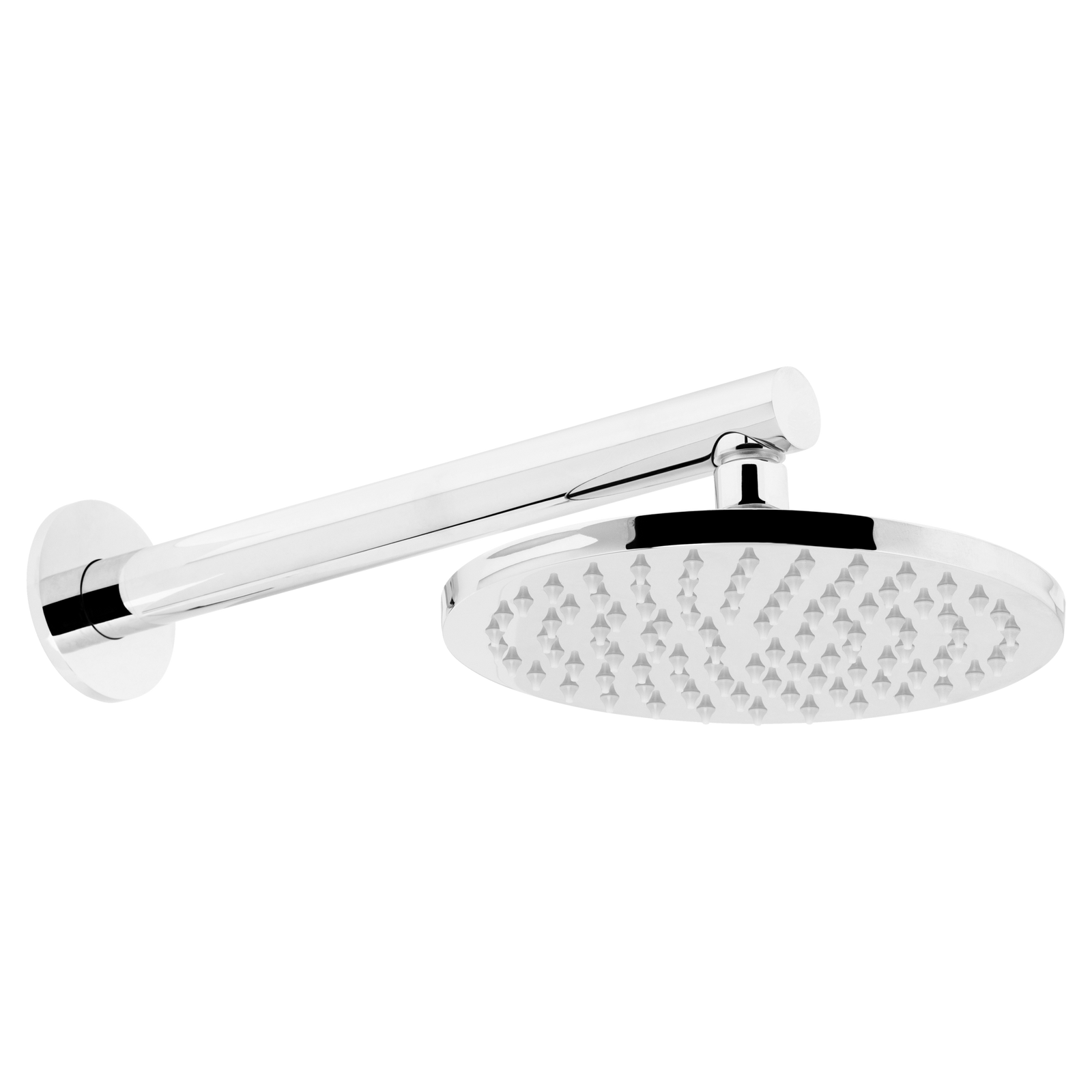 Johnson Suisse Venezia Overhead Rain Shower with 300mm Wall Arm - Chrome