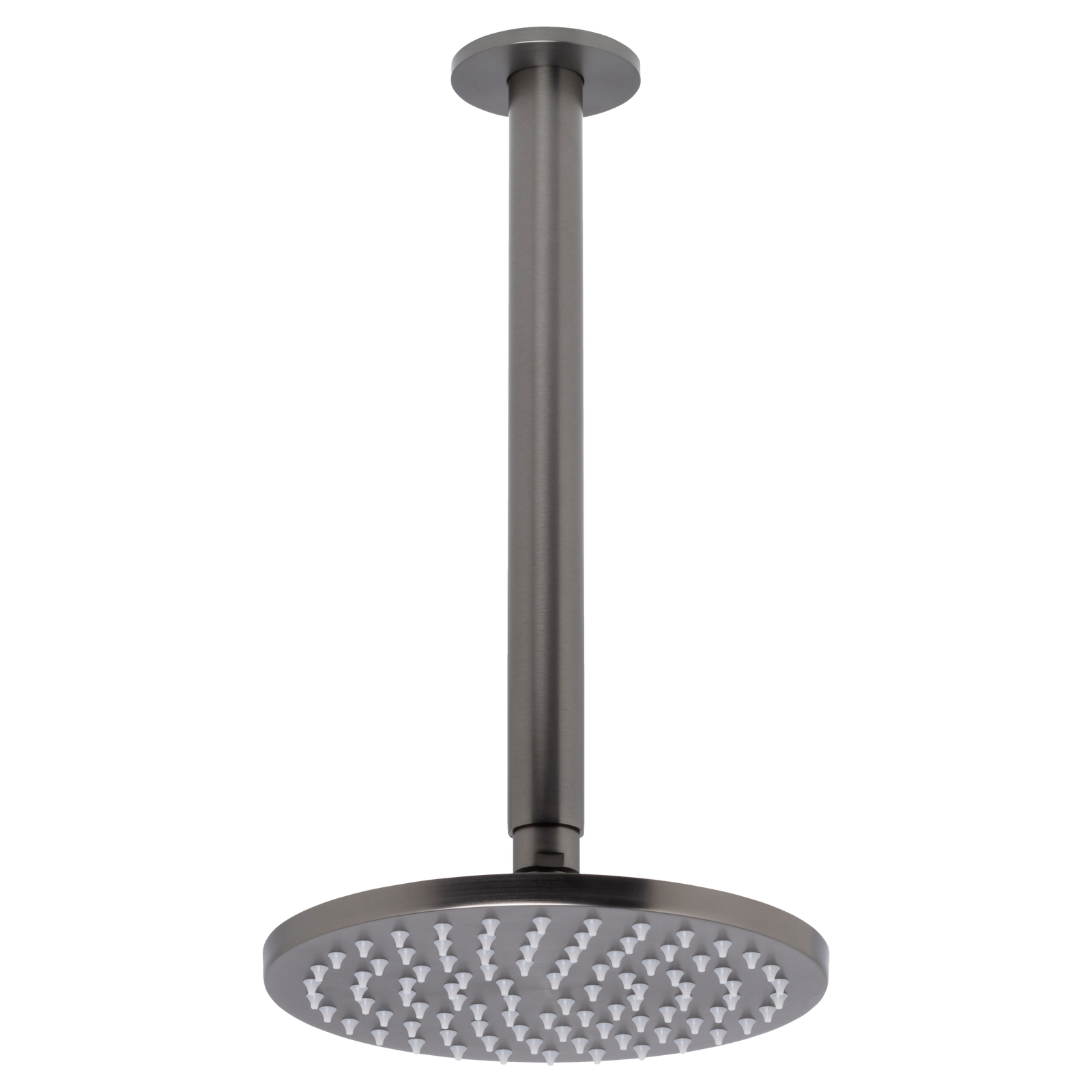 Johnson Suisse Venezia Overhead Rain Shower with 300mm Ceiling Arm - Gun Metal
