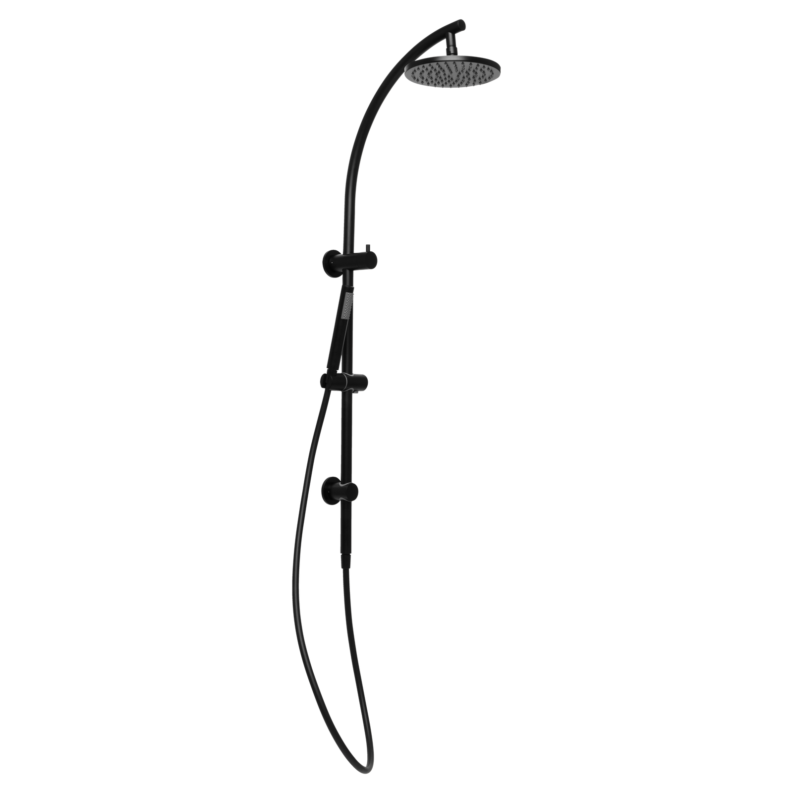 Johnson Suisse Venezia Twin Shower - Matte Black