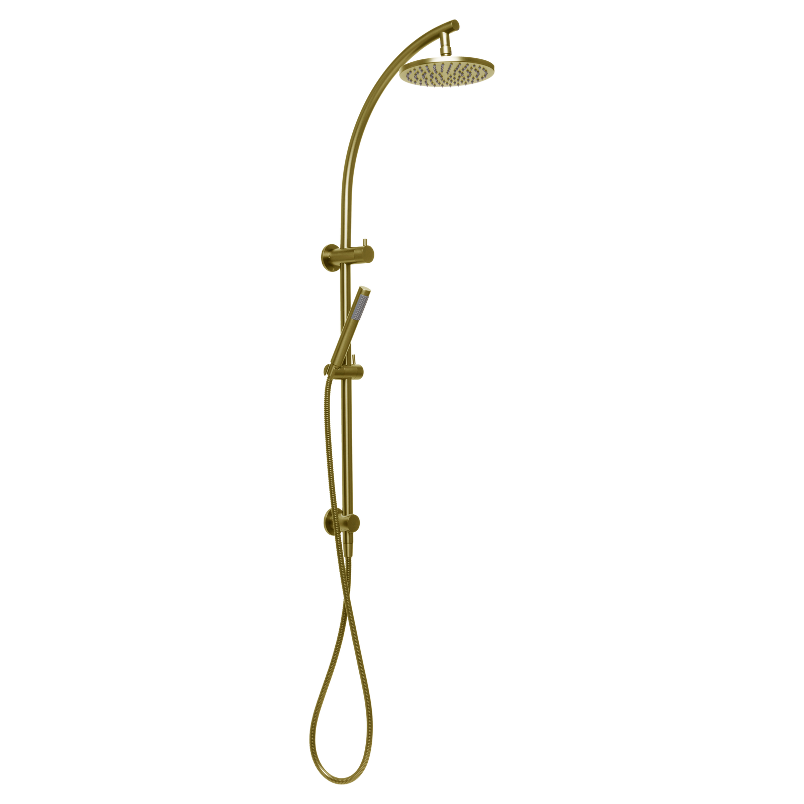 Johnson Suisse Venezia Twin Shower - Brushed Brass