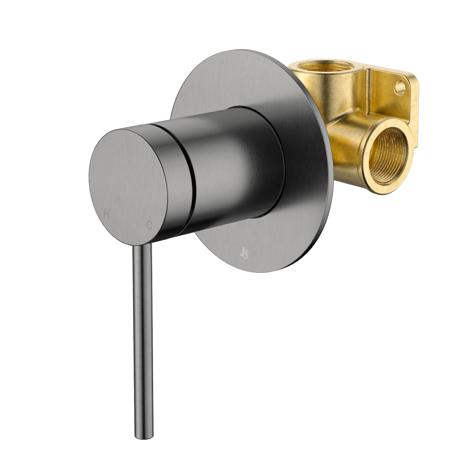 Johnson Suisse Venezia Shower Mixer Kit - Gun Metal
