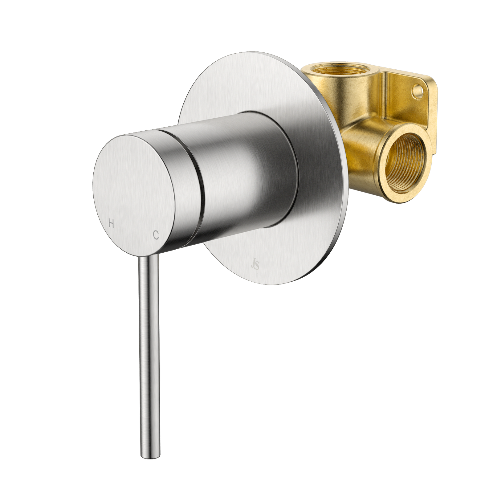Johnson Suisse Venezia Shower Mixer Kit - Brushed Nickel II