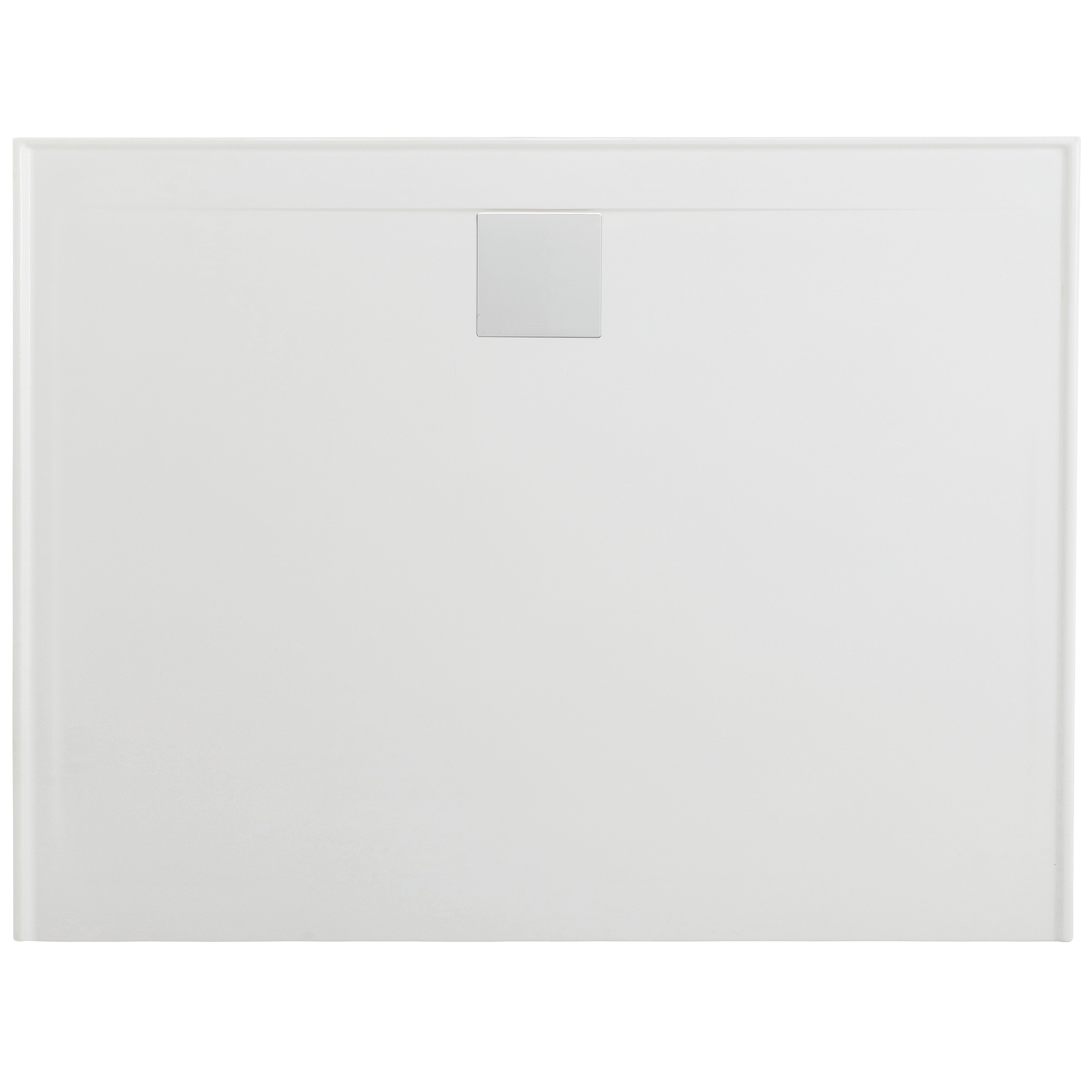 Johnson Suisse New Flinders Polymarble Shower Base - 1220 x 900 mm / 3-Sided Tile Lip
