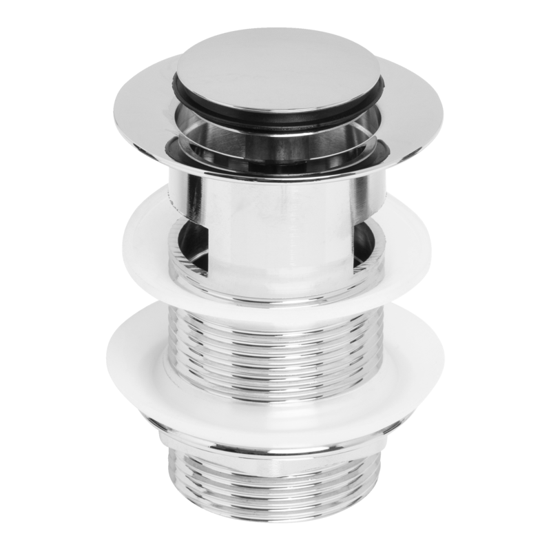Johnson Suisse Pop-Up Plug & Waste 32mm with Overflow - Chrome