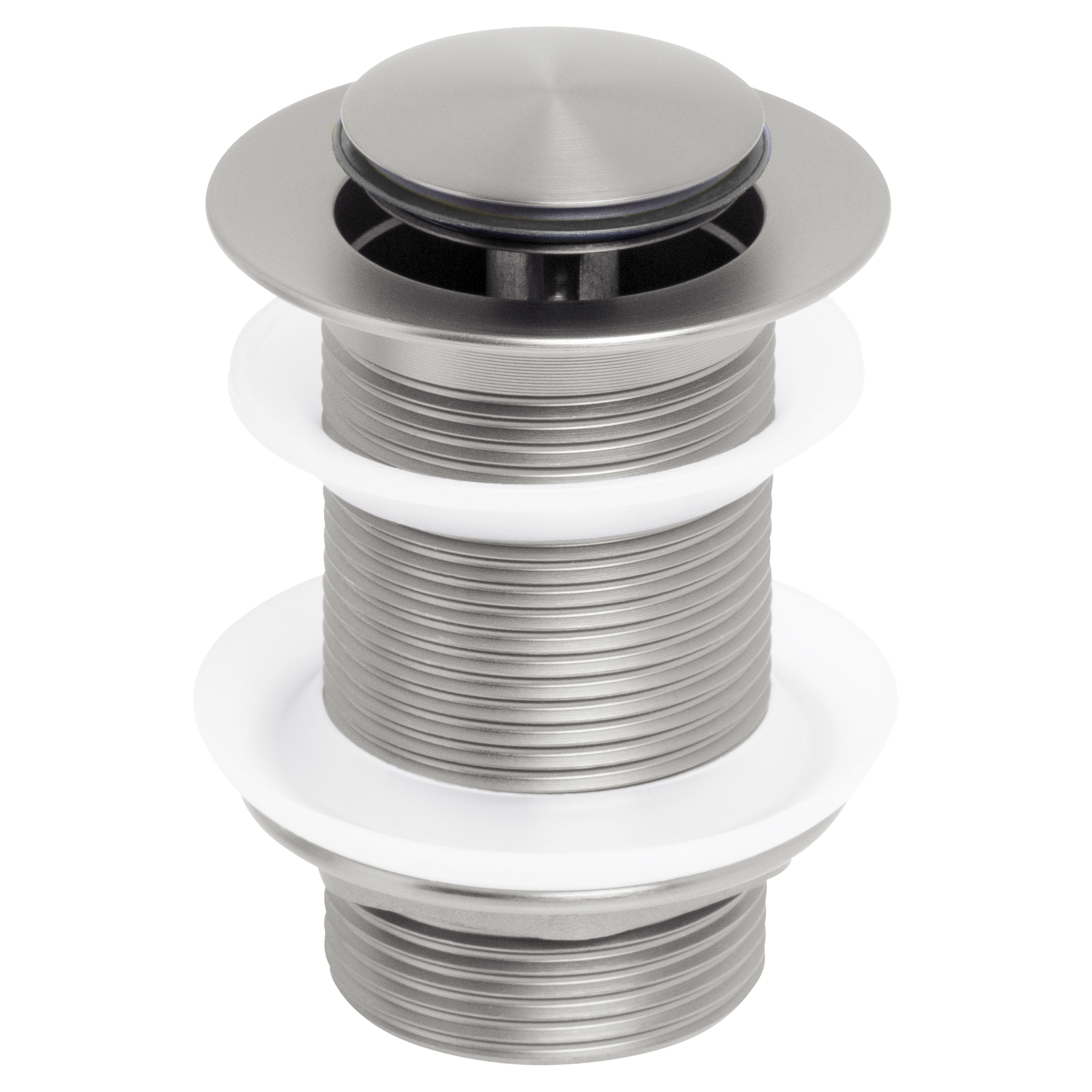 Johnson Suisse Pop-Up Plug & Waste 32mm without Overflow - Brushed Nickel II