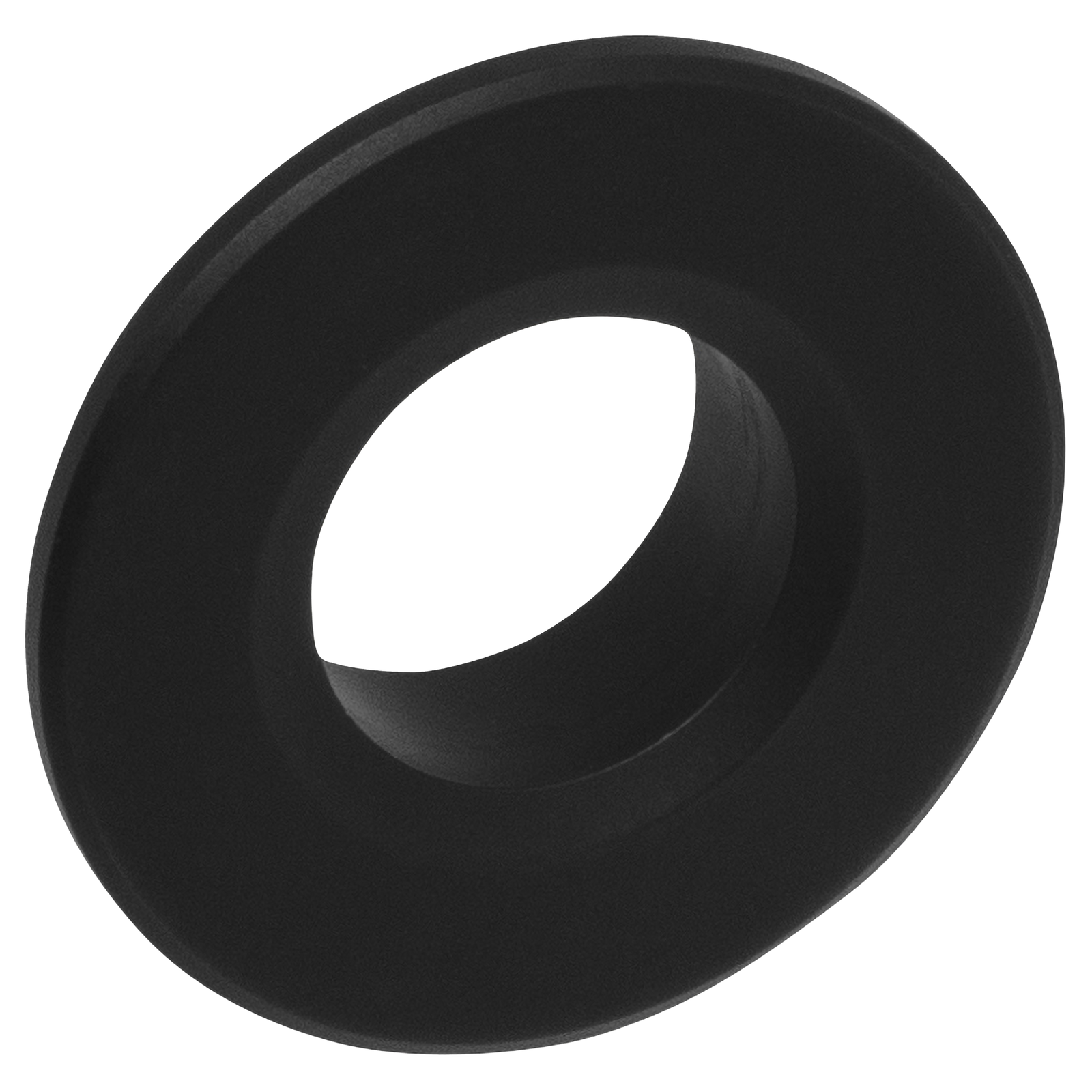Johnson Suisse Round Basin Overflow Ring - Matte Black