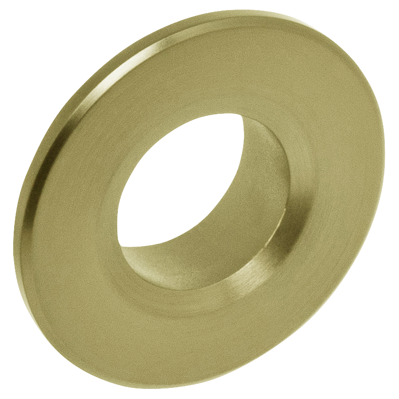 Johnson Suisse Round Basin Overflow Ring - Brushed Brass