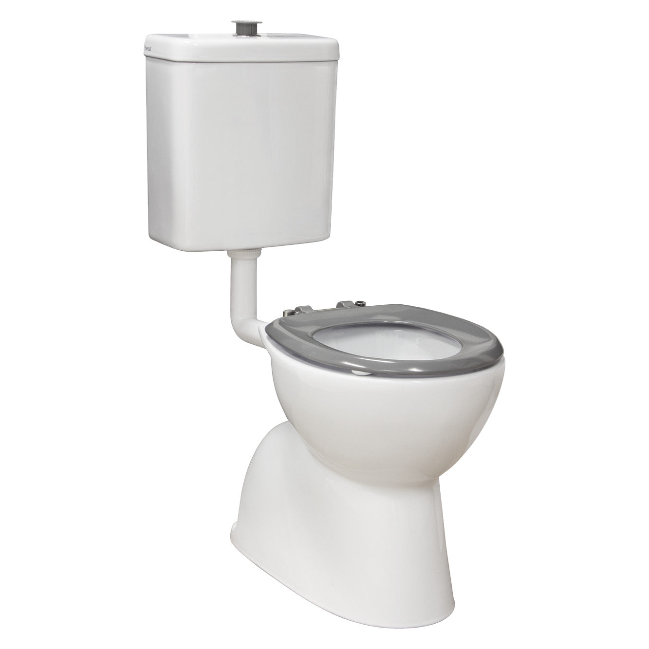Fienza Stella Care Adjustable Link Toilet Suite, Gloss White