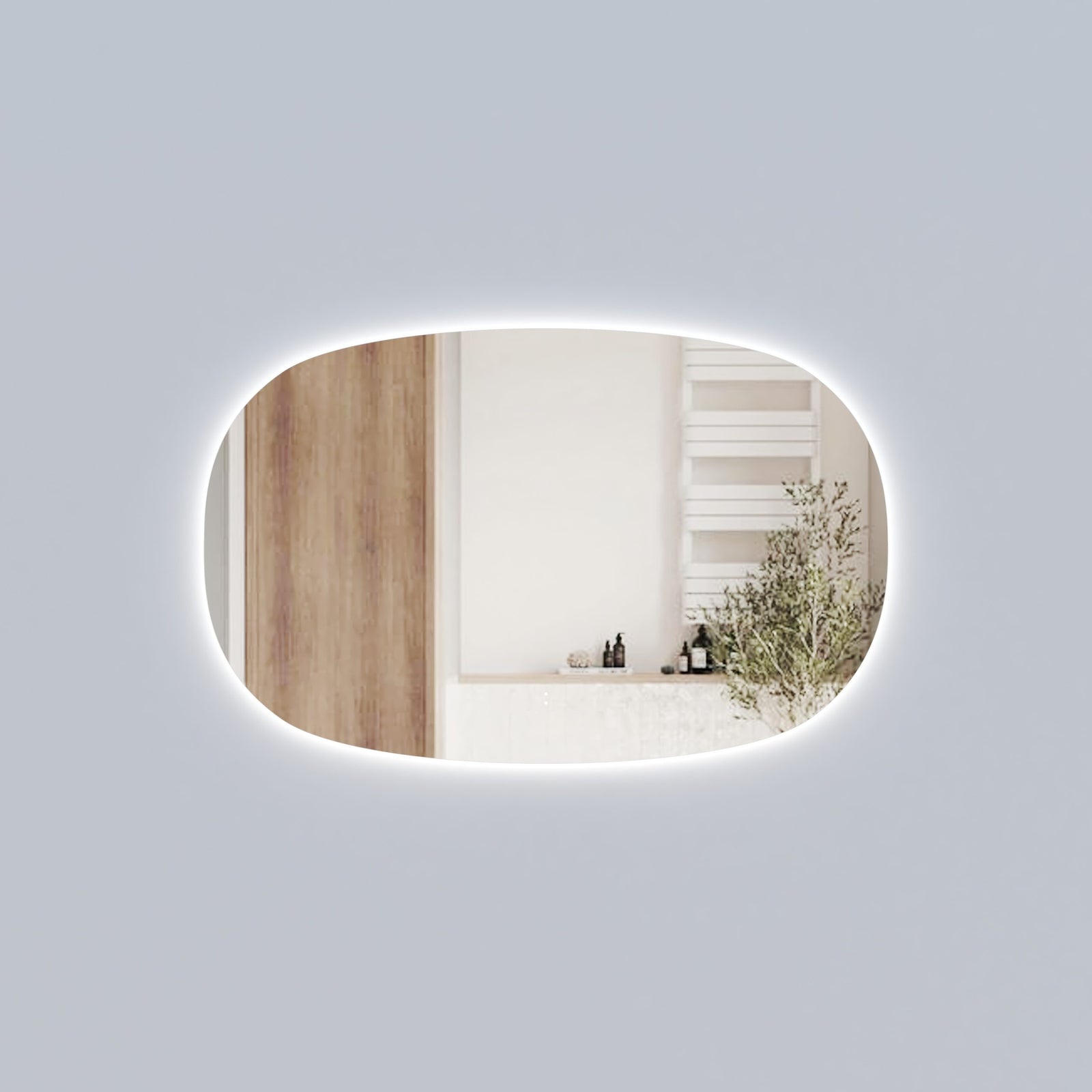 Aulic Valmont Horizontal LED Mirror 1100 x 700mm Frameless