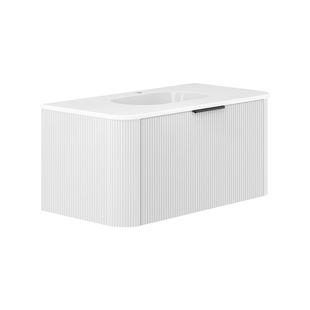 Fienza Lola Minka Curved Wall-Hung Vanity 750 / 900 / 1200 / 1500 MM