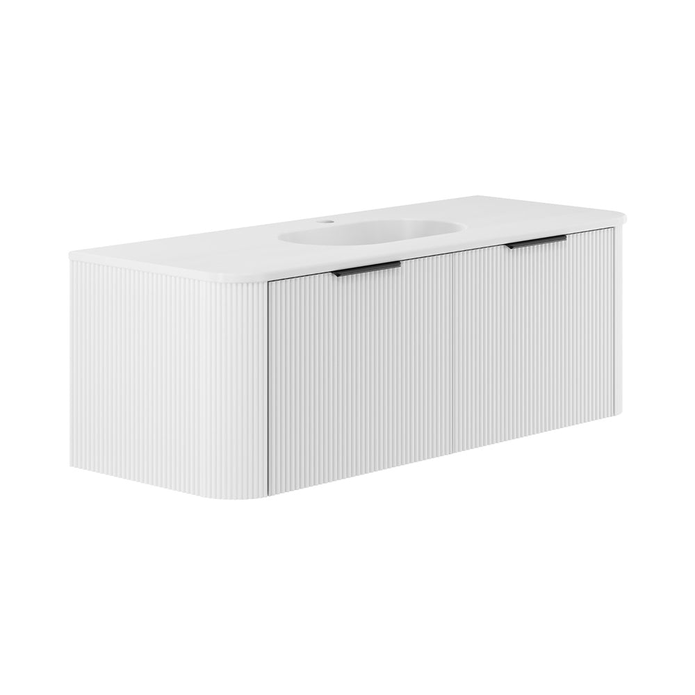 Fienza Lola Minka Curved Wall-Hung Vanity 750 / 900 / 1200 / 1500 MM