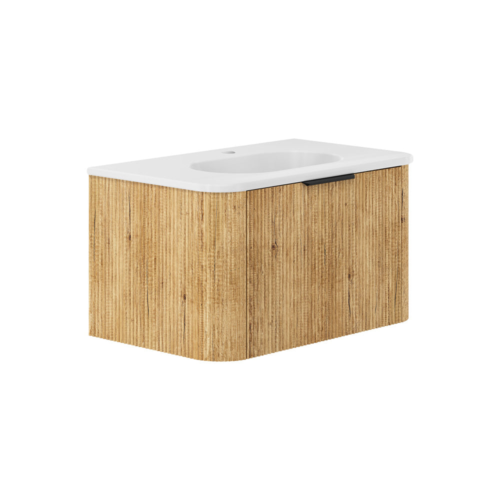 Fienza Lola Minka Curved Wall-Hung Vanity 750 / 900 / 1200 / 1500 MM
