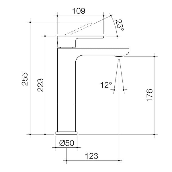 Caroma Luna® II Mid Basin Mixer