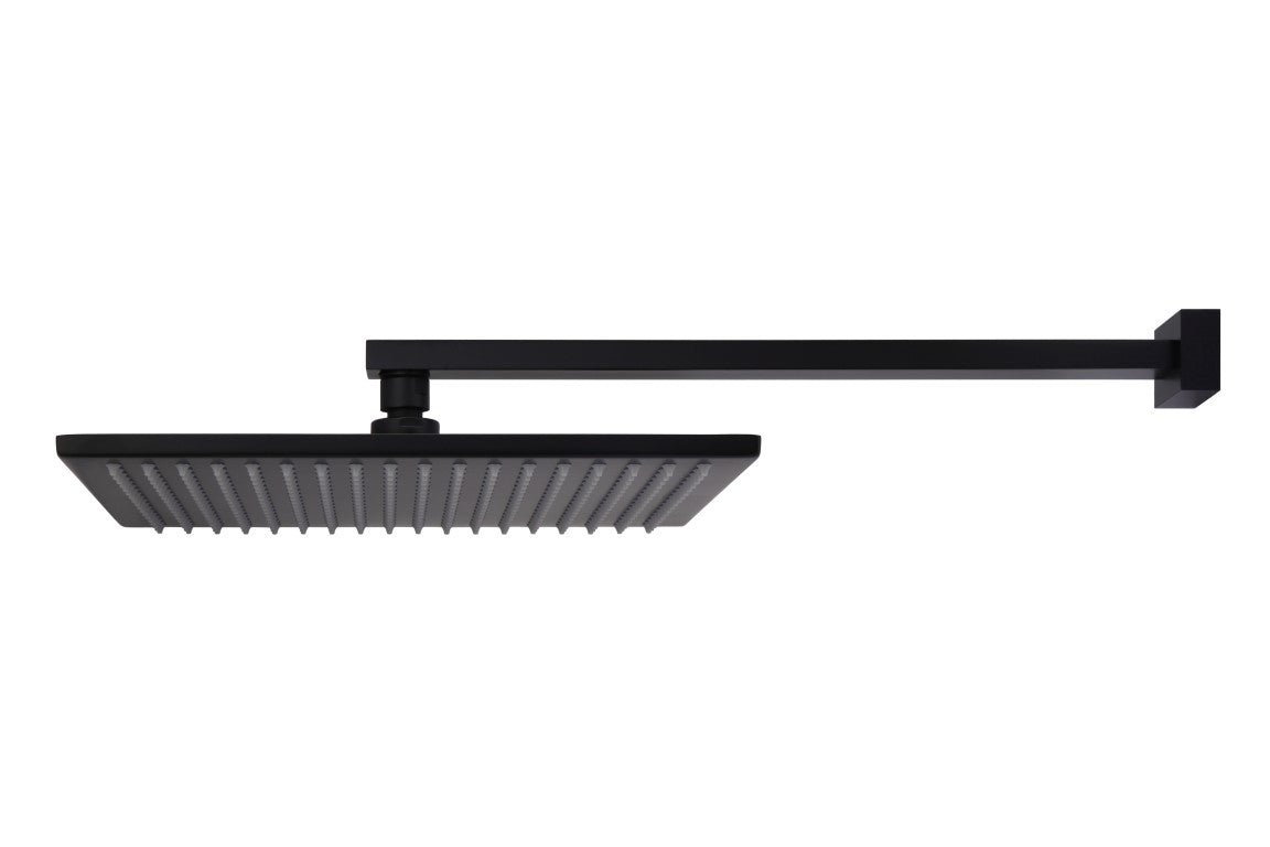 Meir Square Wall Shower 300mm rose, 400mm arm