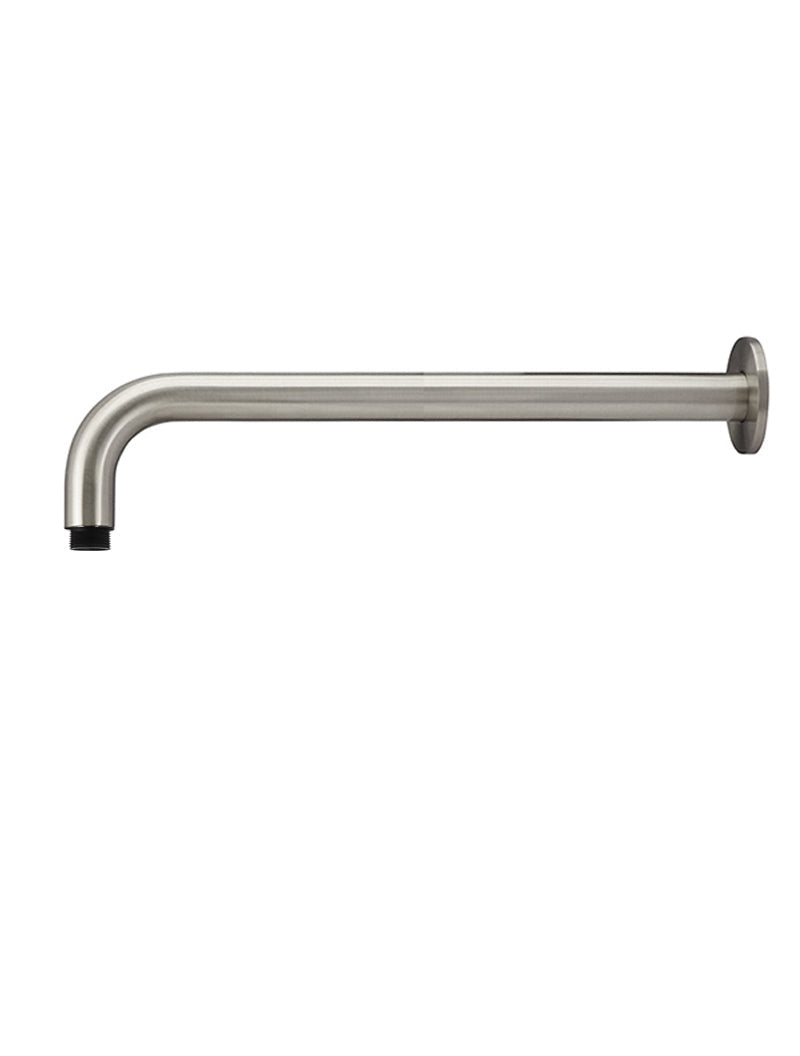 Meir Round Wall Shower Curved Arm 400mm
