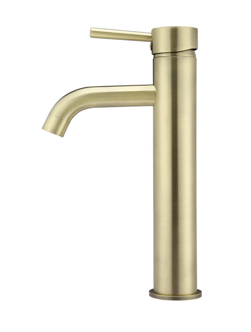 Meir Round Tall Curved Basin Mixer