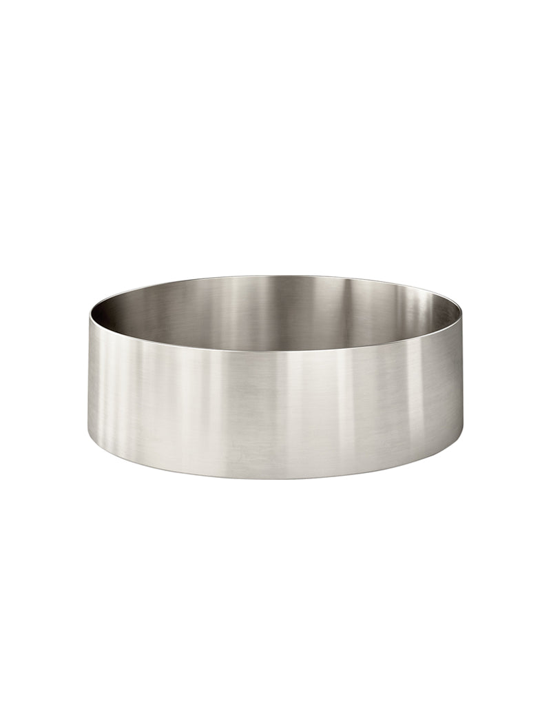 Meir Steel Round Bathroom Basin 380 x 110